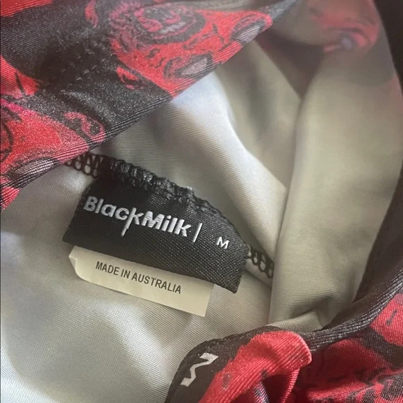 BlackMilk Zombie Red Leggings - Picture 2 of 5